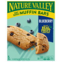 Nature Valley Muffin Bars, Blueberry, Soft Baked, 5 Each