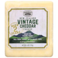 Wood River Creamery Cheese, New Zealand, Vintage Cheddar, 6 Ounce