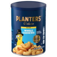 Planters Deluxe Cashews, Whole, Salted, 18.25 Ounce