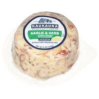 Kaukauna Cheese Spread, Garlic & Herb, 6 Ounce