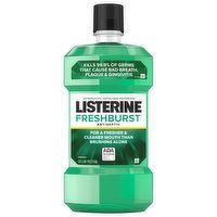 Listerine Mouthwash, Antiseptic, Freshburst, 1.5 Litre