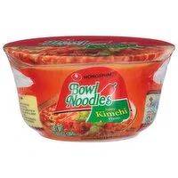 Nongshim Bowl Noodles, Spicy Kimchi Flavor, 3.03 Ounce