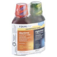 Equaline Daytime Cold & Flu Relief/Nighttime Cold & Flu Relief, Original Flavor, Combination Pack, 2 Each