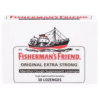 Fishman's Friend Cough Suppressant, Menthol, Original Extra Strong, Lozenges, 38 Each