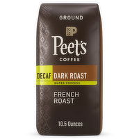 Peet's Coffee Decaf French Roast, Dark Roast Ground Coffee, 10.5 Ounce