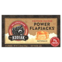 Kodiak Power Flapjacks, Buttermilk, Protein-Packed, 12 Each