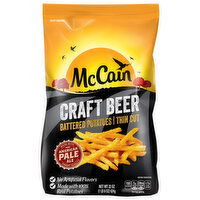 McCain Potatoes, Battered, Craft Beer, Thin Cut, 22 Pound