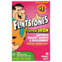 Flintstones Dietary Supplement, Children's, Chewable Tablets, 90 Each