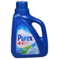 Purex Detergent, Mountain Breeze, Concentrated, 4 in 1, HE, 75 Fluid ounce