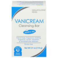 Vanicream Cleansing Bar, for Sensitive Skin, 3.9 Ounce