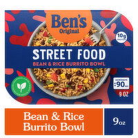 Ben's Original Street Food Burrito Bowl, Bean & Rice, 9 Ounce