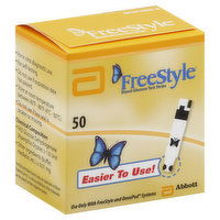 Free Style Test Strips, Blood Glucose, 50 Each