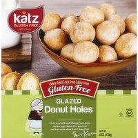 Katz Donut Holes, Gluten Free, Glazed, 6 Ounce