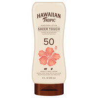 Hawaiian Tropic Sunscreen Lotion, Sheer Touch, SPF 50, 8 Fluid ounce