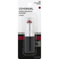 CoverGirl Continuous Color Lipstick, Vintage Wine 425, 0.13 Ounce