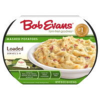 Bob Evans Mashed Potatoes, Loaded, 20 Ounce