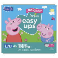 Pampers Pants Easy Ups Training Underwear Girls Size 7 5T6T, 46 Each