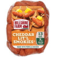 Hillshire Farm Cheddar Lit'l Smokies Smoked Sausage, 13 Ounce