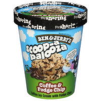 Ben & Jerry's Coffee & Fudge Chip Ice Cream, 28 Fluid ounce