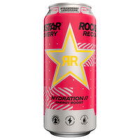 Rockstar Recovery Strawberry Lemonade Energy Drink, 16 Fluid ounce