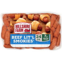 Hillshire Farm Beef Lit'l Smokies Smoked Sausage, 24 Ounce