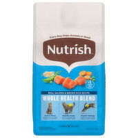 Nutrish All Ages Whole Health Blend Real Salmon & Brown Rice Recipe Food for Cats, 3 Pound