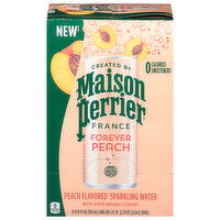 Maison Perrier Sparkling Water, Forever Peach, 8 Each