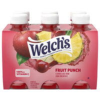 Welch's Flavored Juice Drink, Fruit Punch, 6 Each