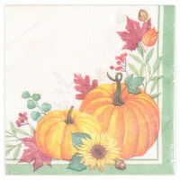 Party Creations Napkins, Harvest Wishes, 2 Ply, 16 Each