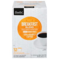 Essential Everyday Single Serve Pods 100% Arabica Light Breakfast Blend Coffee, 12 Each