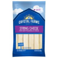 Crystal Farms String Cheese, Part-Skim, Mozzarella