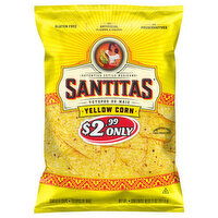 Santitas Tortilla Chips, Yellow Corn, 11 Ounce