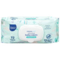 Equaline Baby Wipes, Unscented, 72 Each