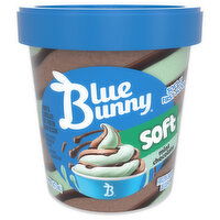 Blue Bunny Soft Mint Chocolate Frozen Dairy Dessert, 1 Pint