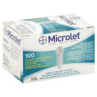 Microlet Lancets, Silicone-Coated, 100 Each