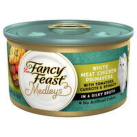 Fancy Feast Medleys Cat Food, White Meat Chicken Primavera, 3 Ounce