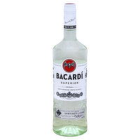 Bacardi Superior Rum, White, 1 Litre