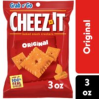 Cheez-It Grab n' Go Cheese Crackers, Original, Grab and Go, 3 Ounce