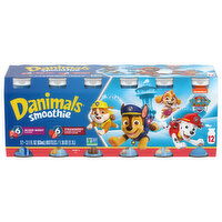 Danimals Smoothie, Mixed Berry/Strawberry, Paw Patrol, 12 Each