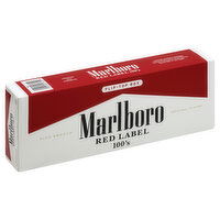 Marlboro Cigarettes, Red Label, 100's, Flip-Top Box, 200 Each