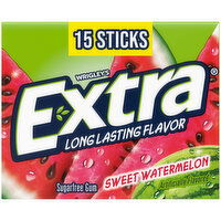 Extra EXTRA Gum Sweet Watermelon Sugar Free Chewing Gum, 15 Ounce