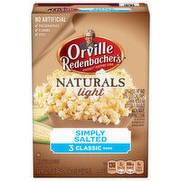 Orville Redenbacher's Naturals Simply Salted Popcorn, Classic Bag, 3 Each