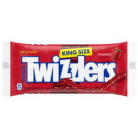 Twizzlers Candy, Strawberry, Low Fat, King Size, 5 Ounce