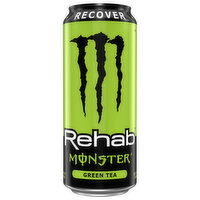 Monster Rehab Energy Drink, Green Tea, 15.5 Fluid ounce