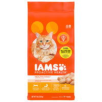 IAMS Proactive Health Cat Nutrition, Premium, Chicken, Healthy Adult, 7 Pound