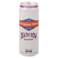 Happy Dad Hard Seltzer, Grape, Death Row Records, 24 Ounce