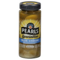 Pearls Specialties Olives, Queen, Blue Cheese, Hand-Stuffed, 6.7 Ounce