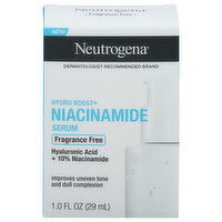 Neutrogena Hydro Boost+ Niacinamide Serum, Fragrance Free, 1 Fluid ounce