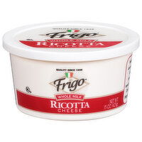 Frigo Cheese, Whole Milk, Ricotta, 15 Ounce