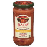 Rao's Soup, Slow Simmered, Pasta & Fagioli, Italian Style, 16 Ounce